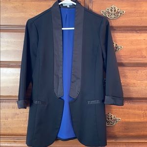 Charlotte Russe Black 3/4 Sleeve Blazer